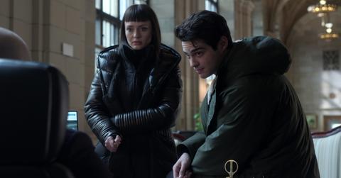 Laura Haddock as Max Meladze and Noah Centineo as Owen Hendricks in 'The Recruit'