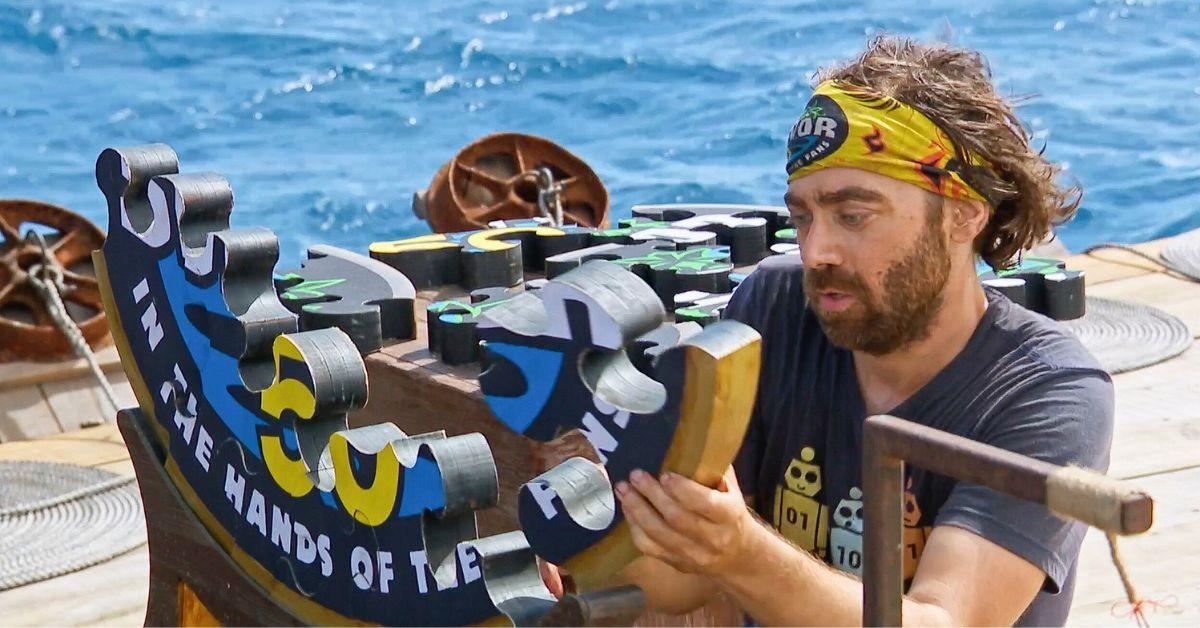 Christian Doing the Puzzle