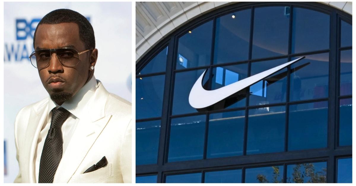 (L-R): Sean "Diddy" Combs: Nike store