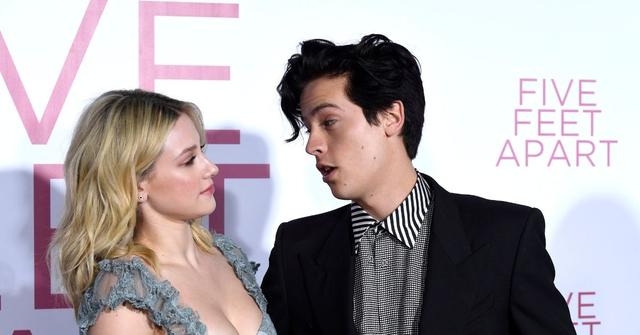 (l-r): Lili Reinhart and Cole Sprouse