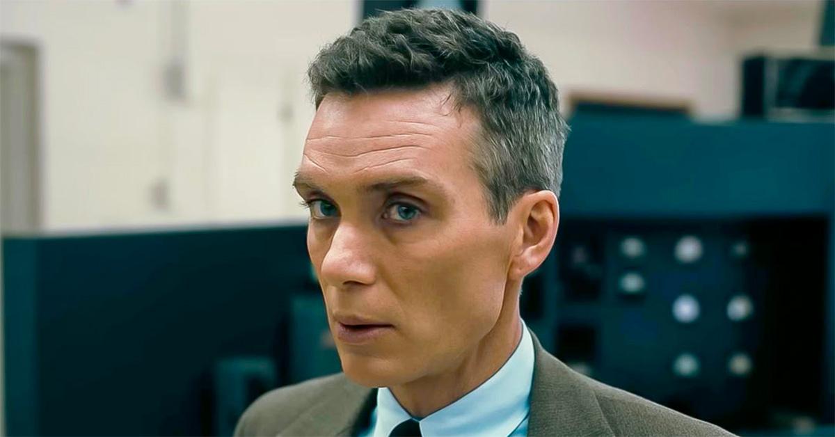 Cillian Murphy as Robert Oppenheimer without a hat in 'Oppenheimer.' 