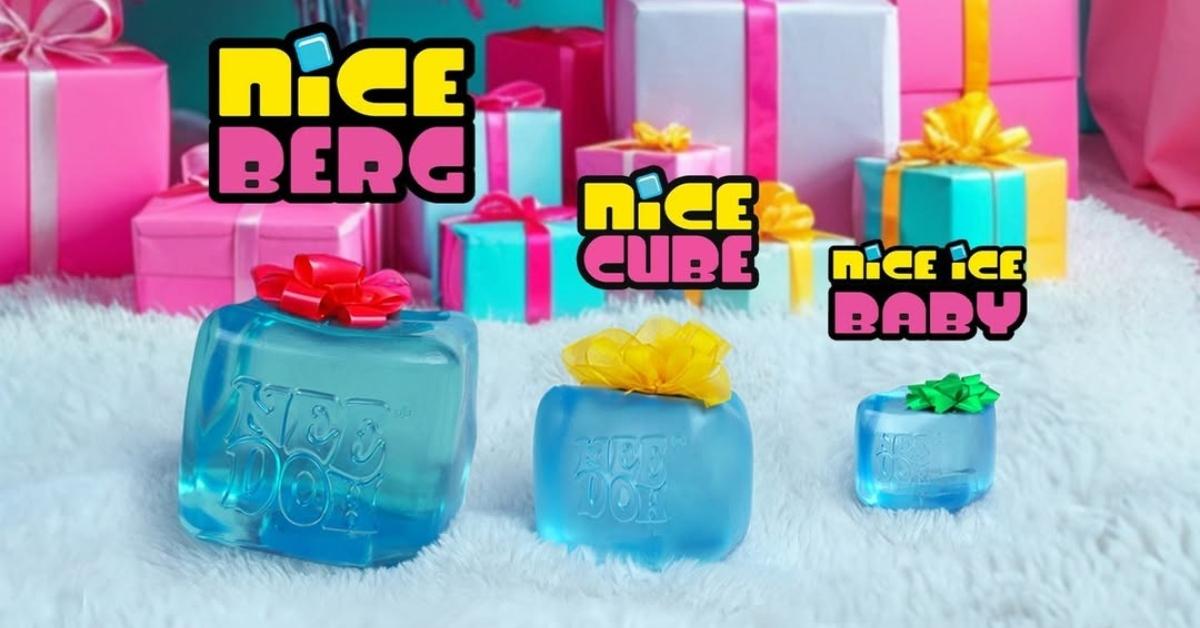 All three nice cube versions from NeeDoh.