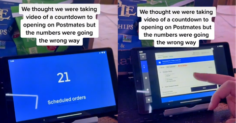 Cafe Owner Postmates Countdown