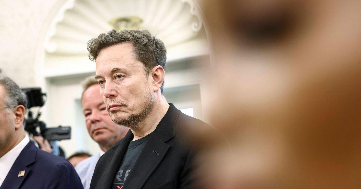 Elon Musk in the Oval Office.