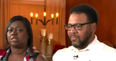 Talitha and Carlos Russell during their NBC News interview.