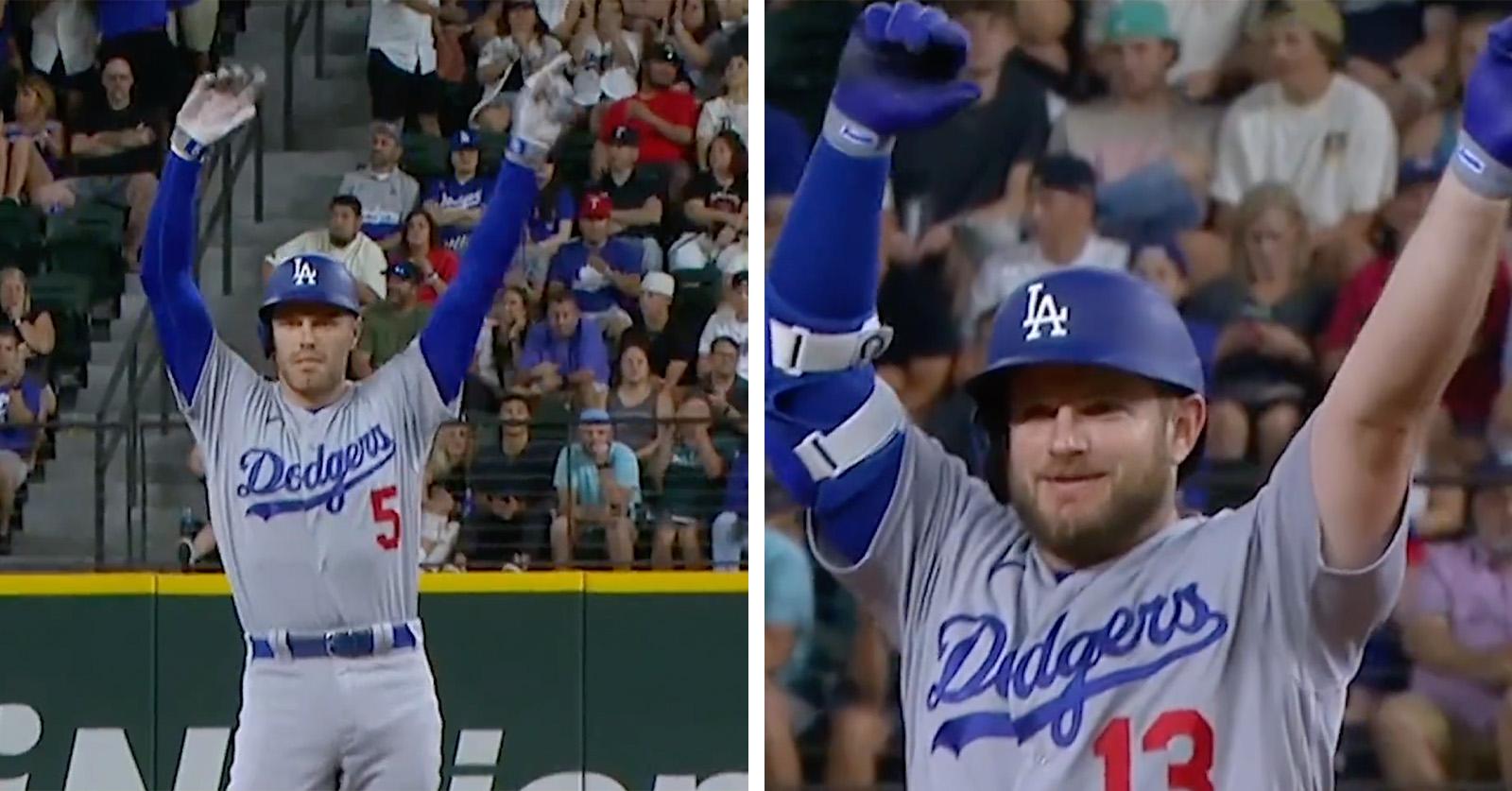 why do the dodgers wave their hands