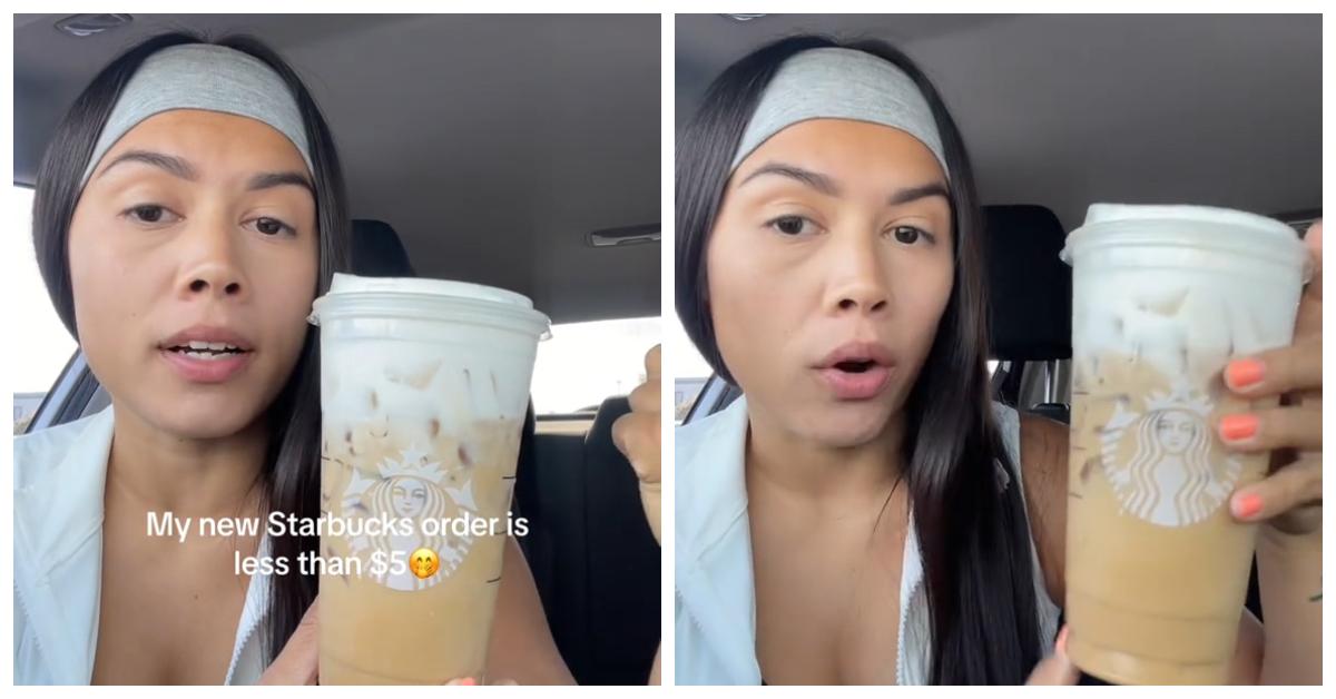 TikTok user @justineealvarez shared how Starbucks fanatics can get a drink for under $5.