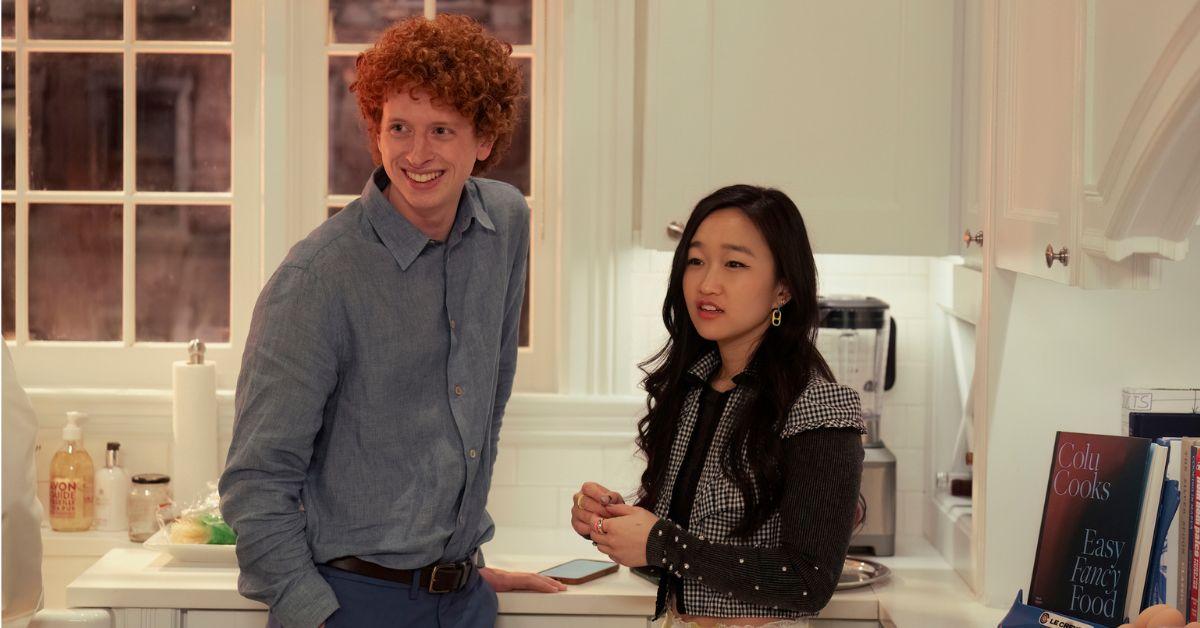 (l-r): Niall Cunningham as Brady and Cathy Ang as Lily 'AJLT'