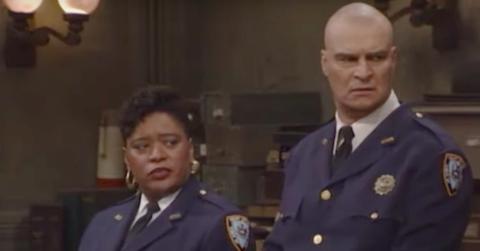 Marsha Warfield and Richard Moll