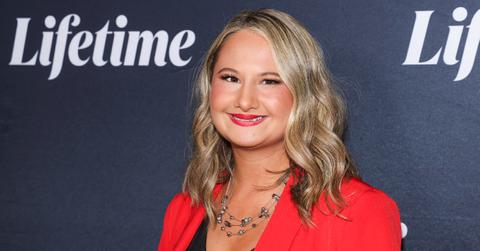 Gypsy Rose Blanchard at a Lifetime event wearing a red blazer.