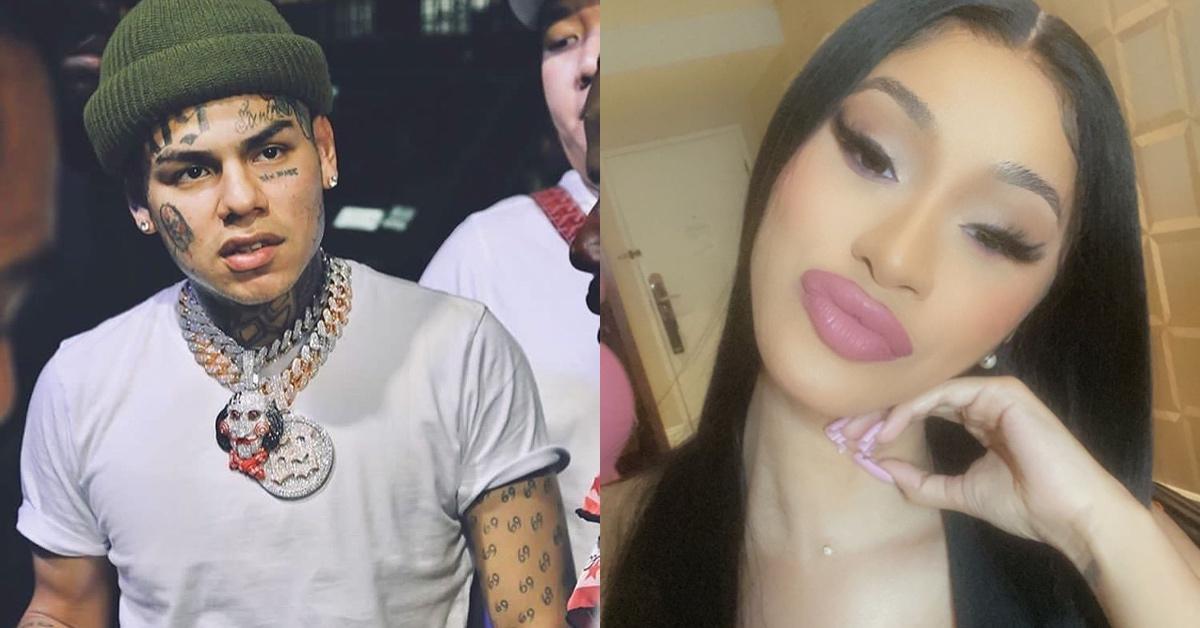 Rappers Tekashi69 and Cardi B