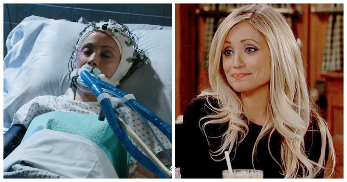 Lulu Spencer in a coma in 'General Hospital'