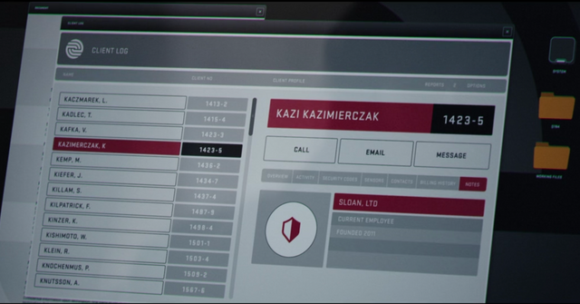 Sloan Ltd in 'Hawkeye'