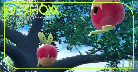 Applin as they appear in 'Pokémon Scarlet' and 'Violet'