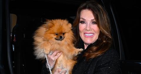 Lisa Vanderpump and her dog
