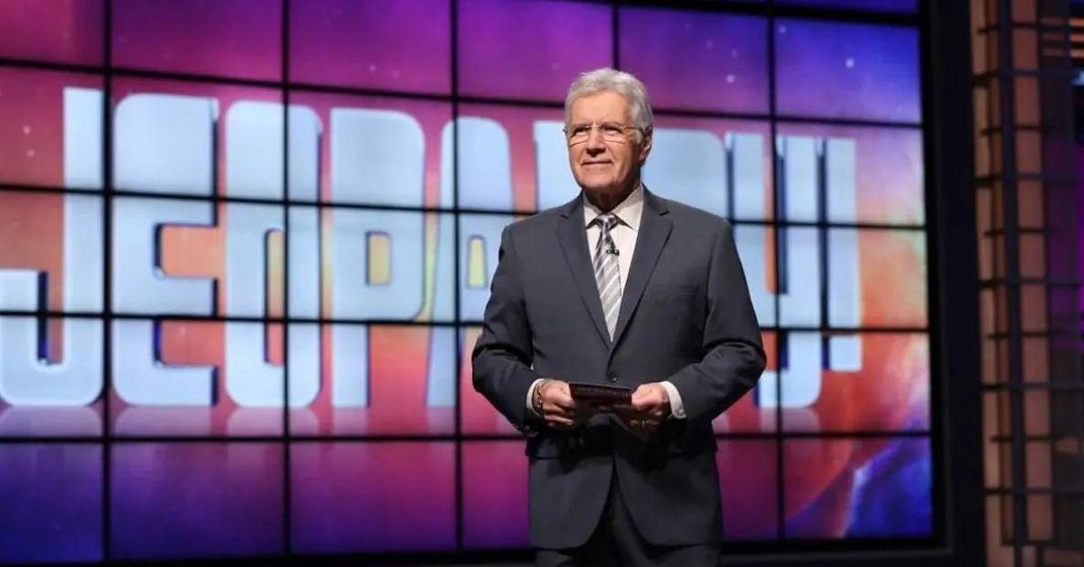 The late Alex Trebek hosts an episode of 'Jeopardy!'