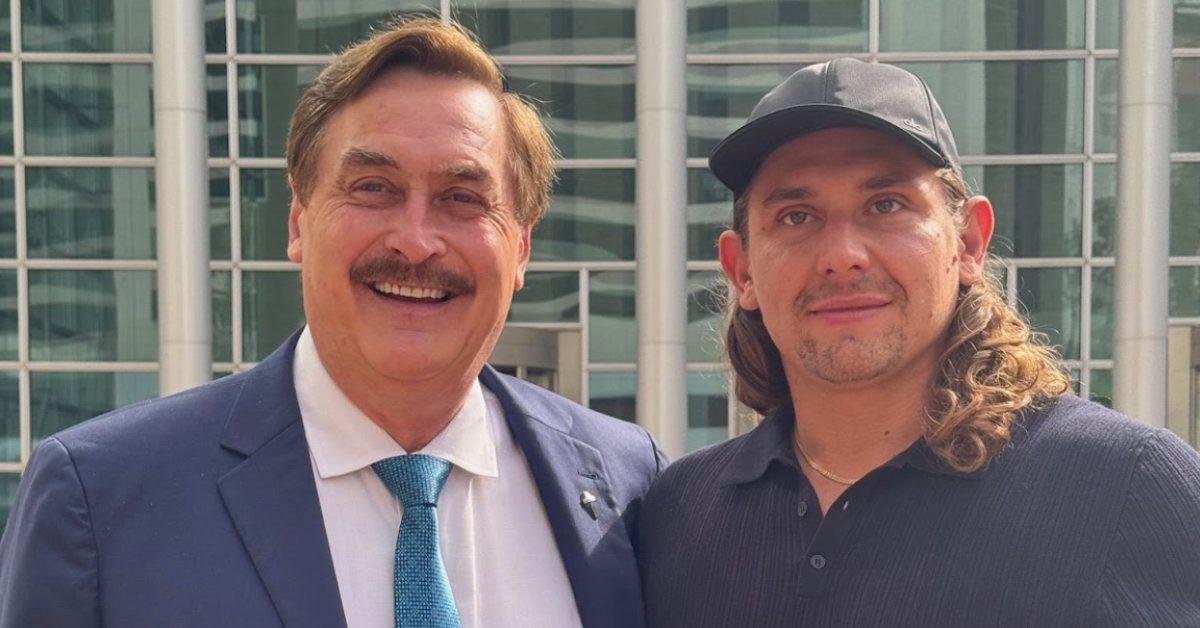 My Pillow CEO Mike Lindell and Fisher Liberty Gold CEO Alexander Spellane