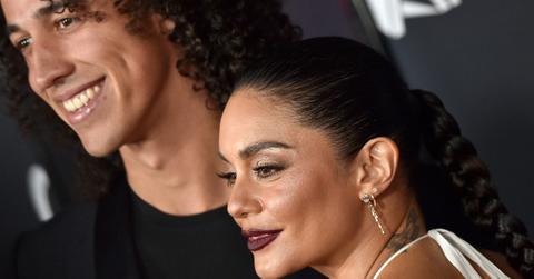 : Cole Tucker and Vanessa Hudgens attend the 2021 AFI Fest - Opening Night Gala Premiere of Netflix's "tick, tick…BOOM" at TCL Chinese Theatre on November 10, 2021 in Hollywood, California. (Photo by Axelle/Bauer-Griffin/FilmMagic)