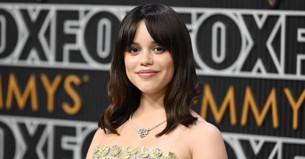 Jenna Ortega at the 75th Primetime Emmy Awards held at the Peacock Theater