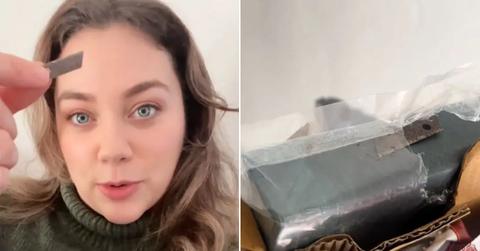 A woman cut herself on a razor in a package from Anthropologie