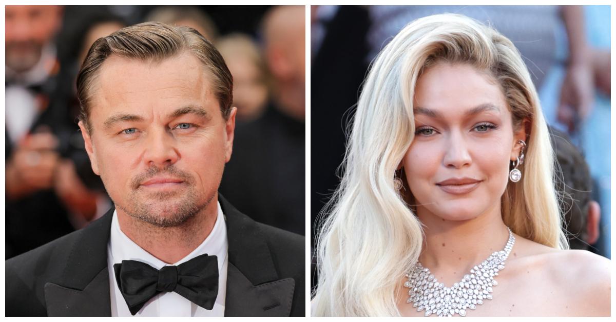 Leonardo DiCaprio and Gigi Hadid during the 2023 Cannes Film Festival
