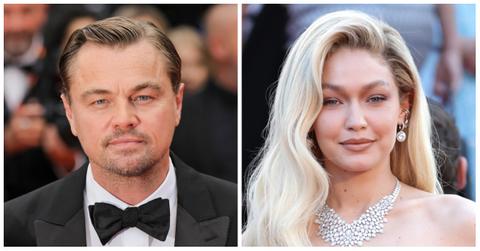 Leonardo DiCaprio and Gigi Hadid during the 2023 Cannes Film Festival