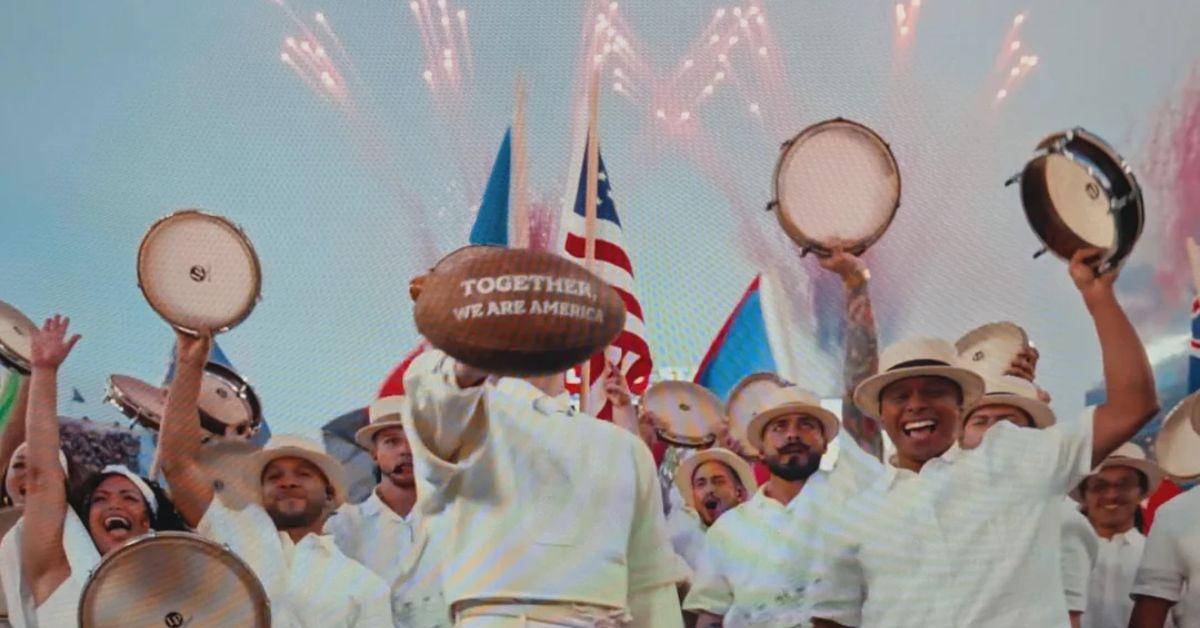 What Did Bad Bunny's Football Say? 