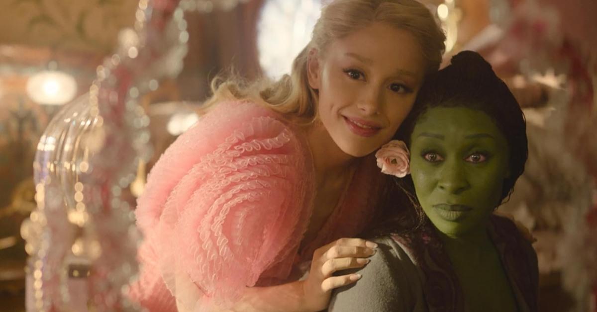 Glinda and Elphaba together in 'Wicked'