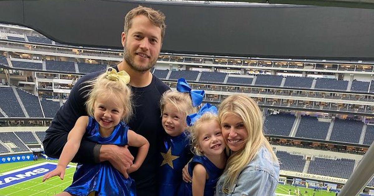 Matthew Stafford, Wife Kelly, & Their Four Kids Celebrate Super