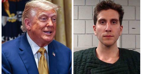 (L-R): Donald Trump; Bryan Kohberger