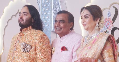 Anant Ambani and his parents, Mukesh Ambani and Nita Ambani