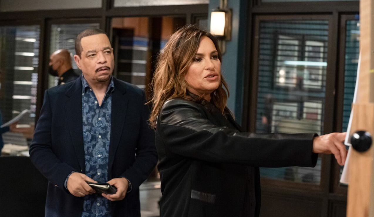  Ice T as Detective Odafin "Fin" Tutuola, Mariska Hargitay as Captain Olivia Benson