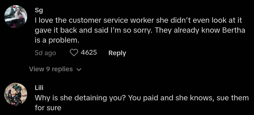 Walmart Worker Tries to Stop Mom from Buying Clearance Items
