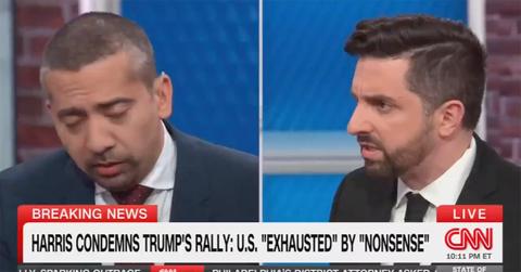 Medhi Hasan and Ryan Girdusky in a panel on CNN.