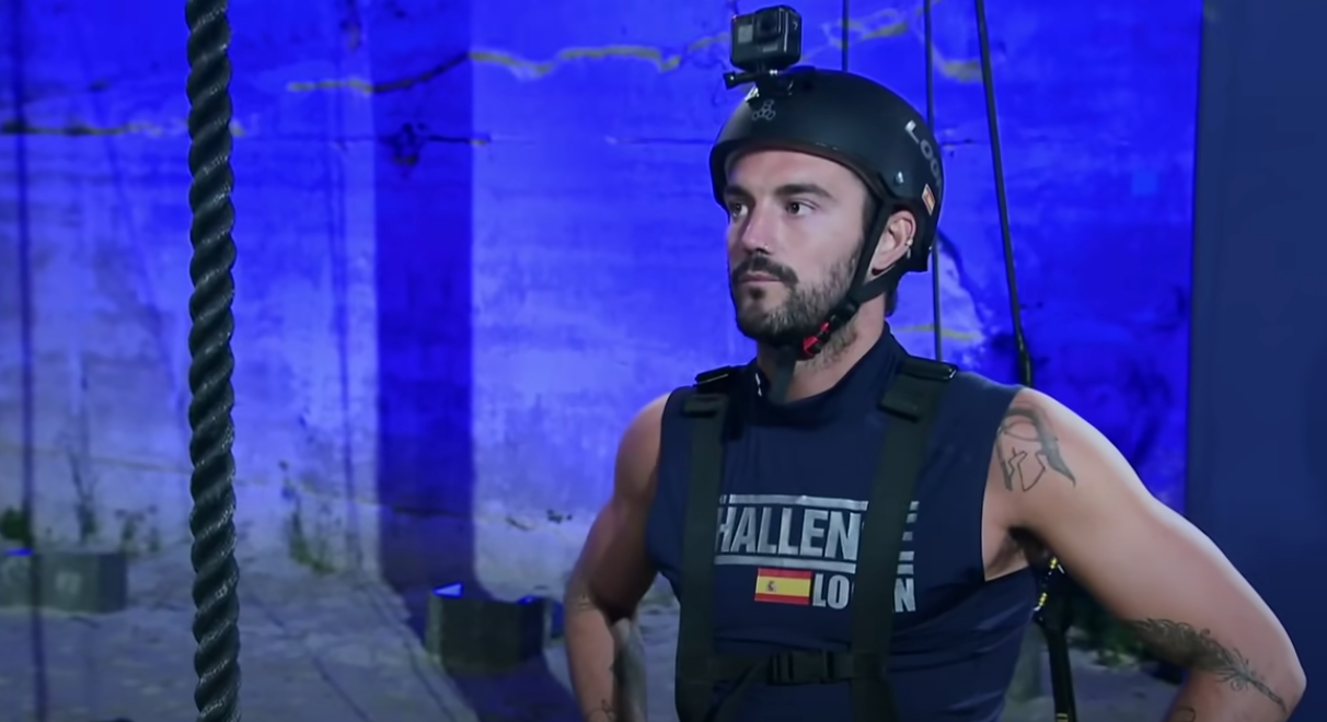 Logan Sandro in an elimination on 'The Challenge' Season 37.