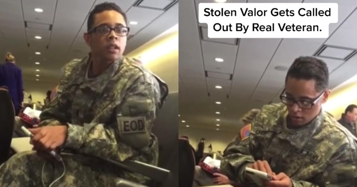 Airline Passenger in Fatigues Gets Called Out for Stolen Valor