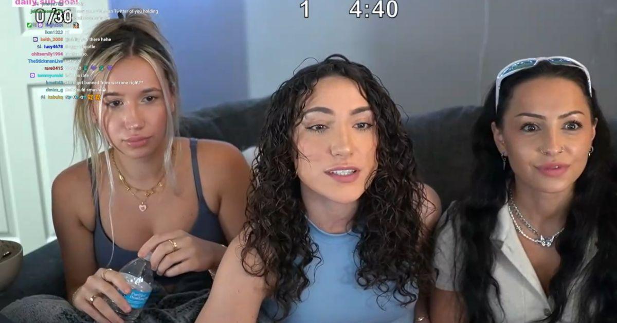 Nadia and friends on a Twitch live stream.