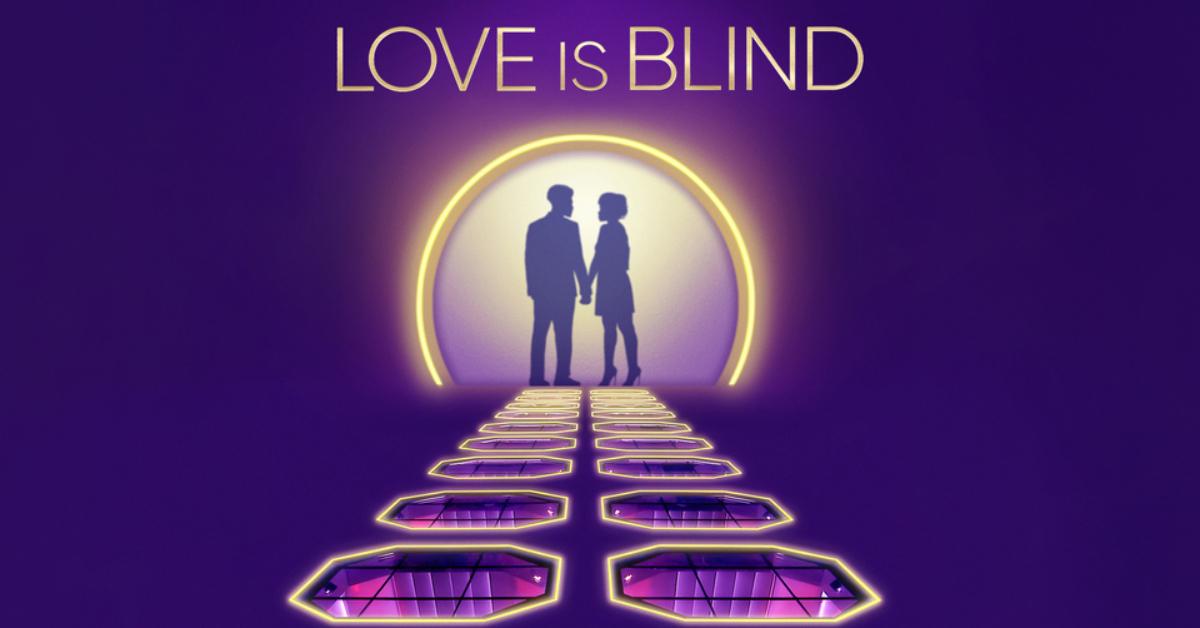 'Love Is Blind' logo.