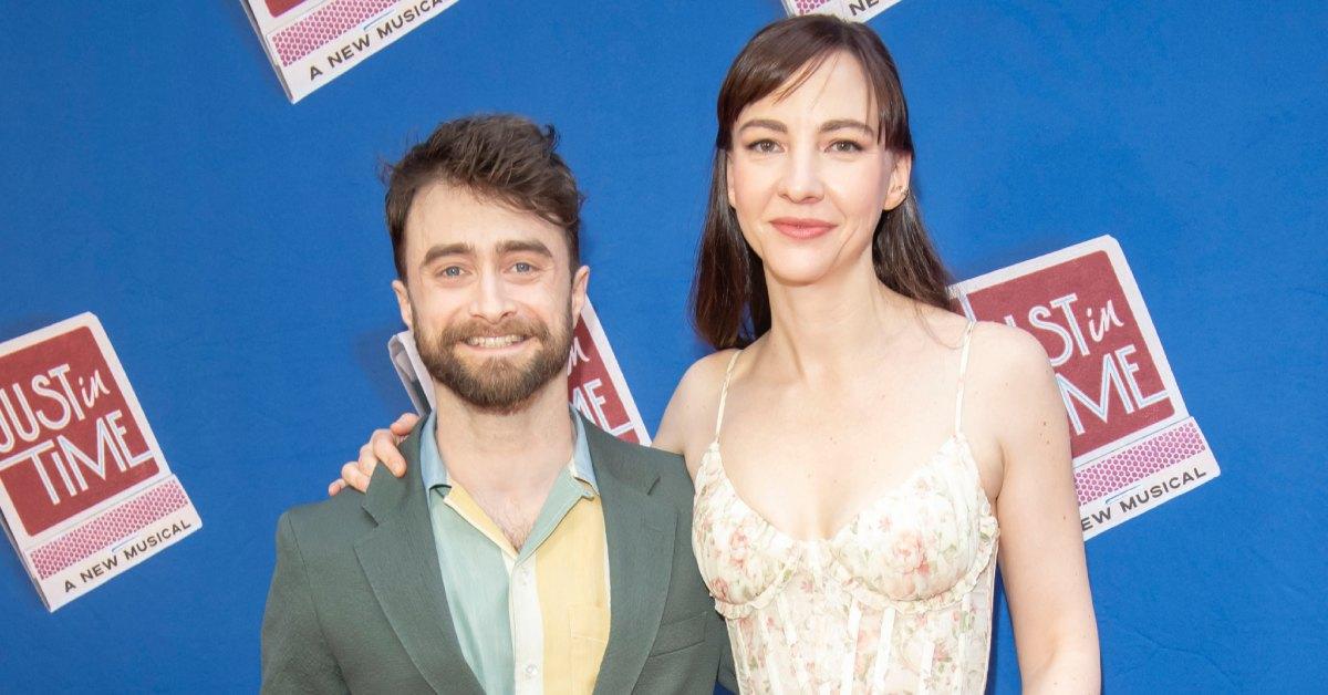 Daniel Radcliffe and his girlfriend Erin Darke at the 'Just In Time' musical.