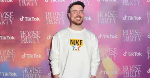 MrBeast at a TikTok House Party event