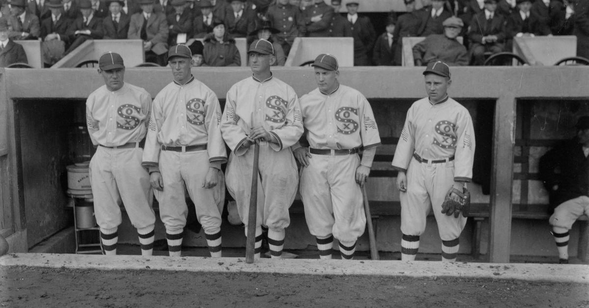 The Chicago White Sox in 1919.