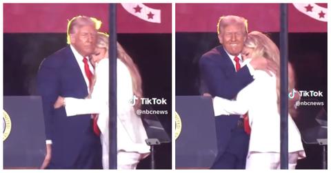 Erika Kirk and Trump's Hug Raises Eyebrows