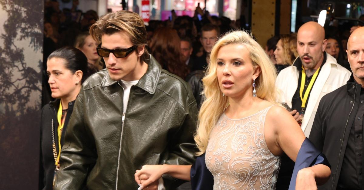 (l-r): Jake Bongiovi and Millie Bobby Brown