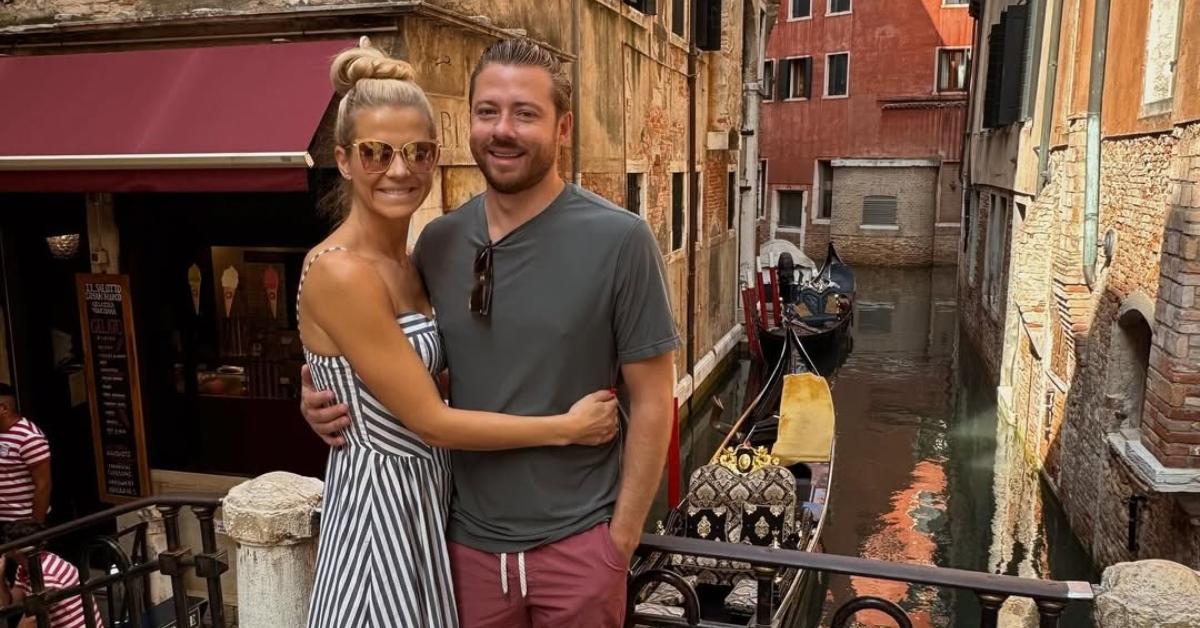 Elizabeth Smart with her husband in Italy.