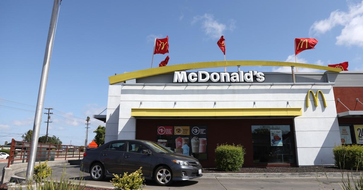 A McDonald's drive-thru