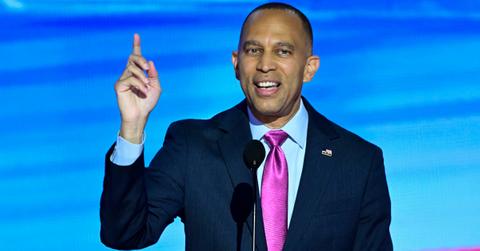 Congressman Hakeem Jeffries at the 2024 DNC