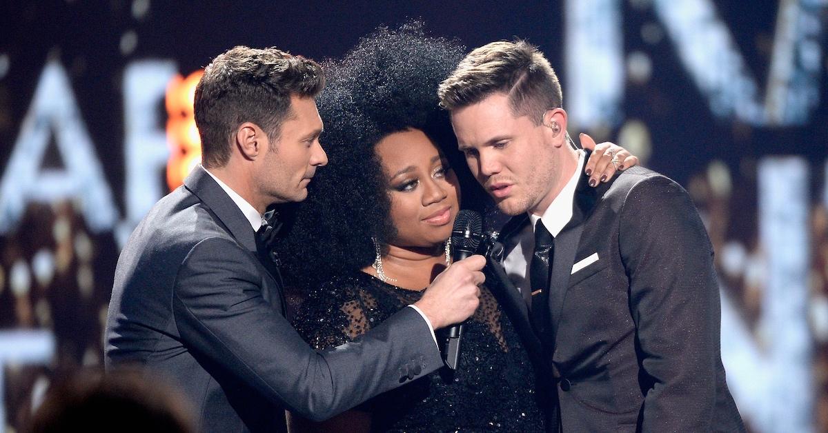 Ryan Seacrest, La'Porsha Renae, and Trent Harmon