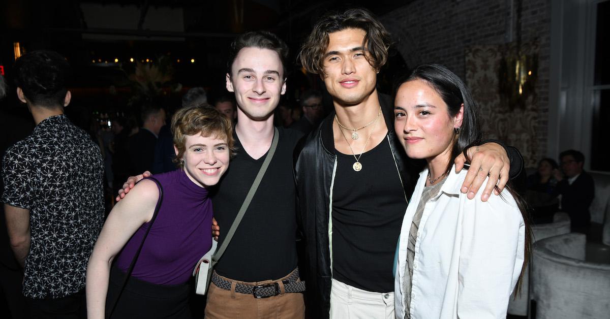 Sophia Lillis, Wyatt Oleff, Charles Melton, and Chase Sui Wonders attend the CAA New York Party on June 10, 2022 in New York City