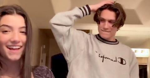 lilhuddy and charli damelio