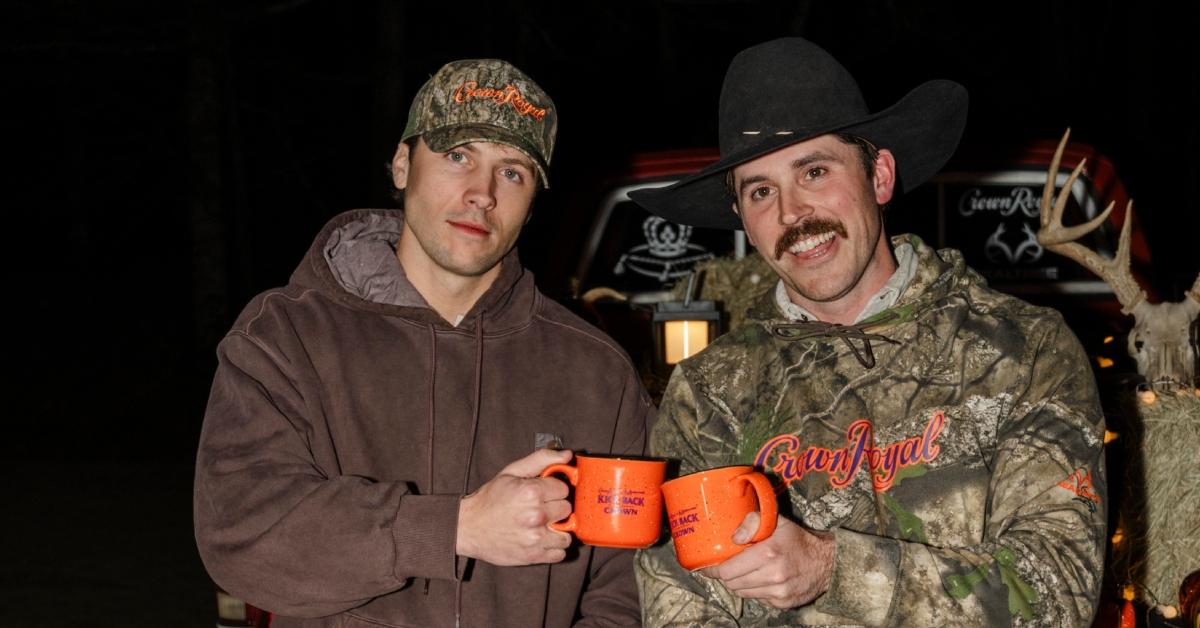 (l-r): Rob Rausch posing with a Realtree employee in Georgia